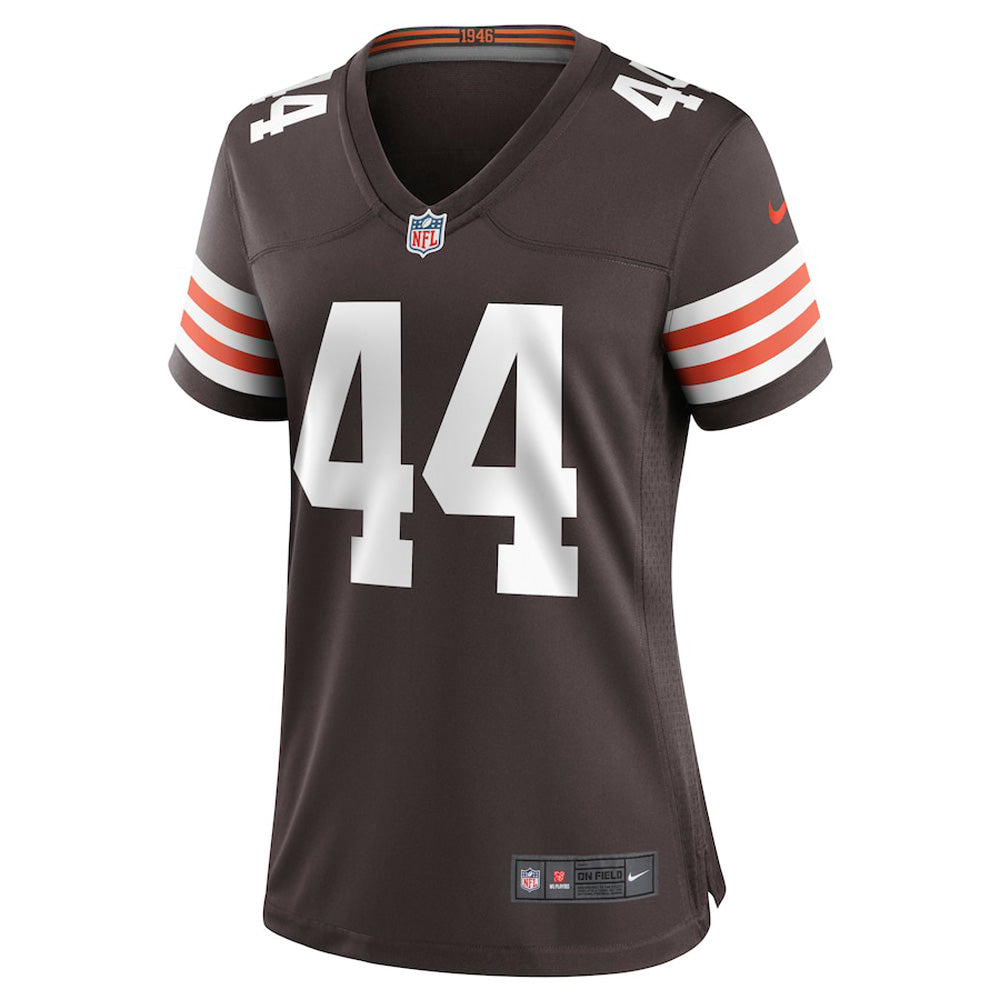Women's Cleveland Browns Sione Takitaki Game Jersey - Brown
